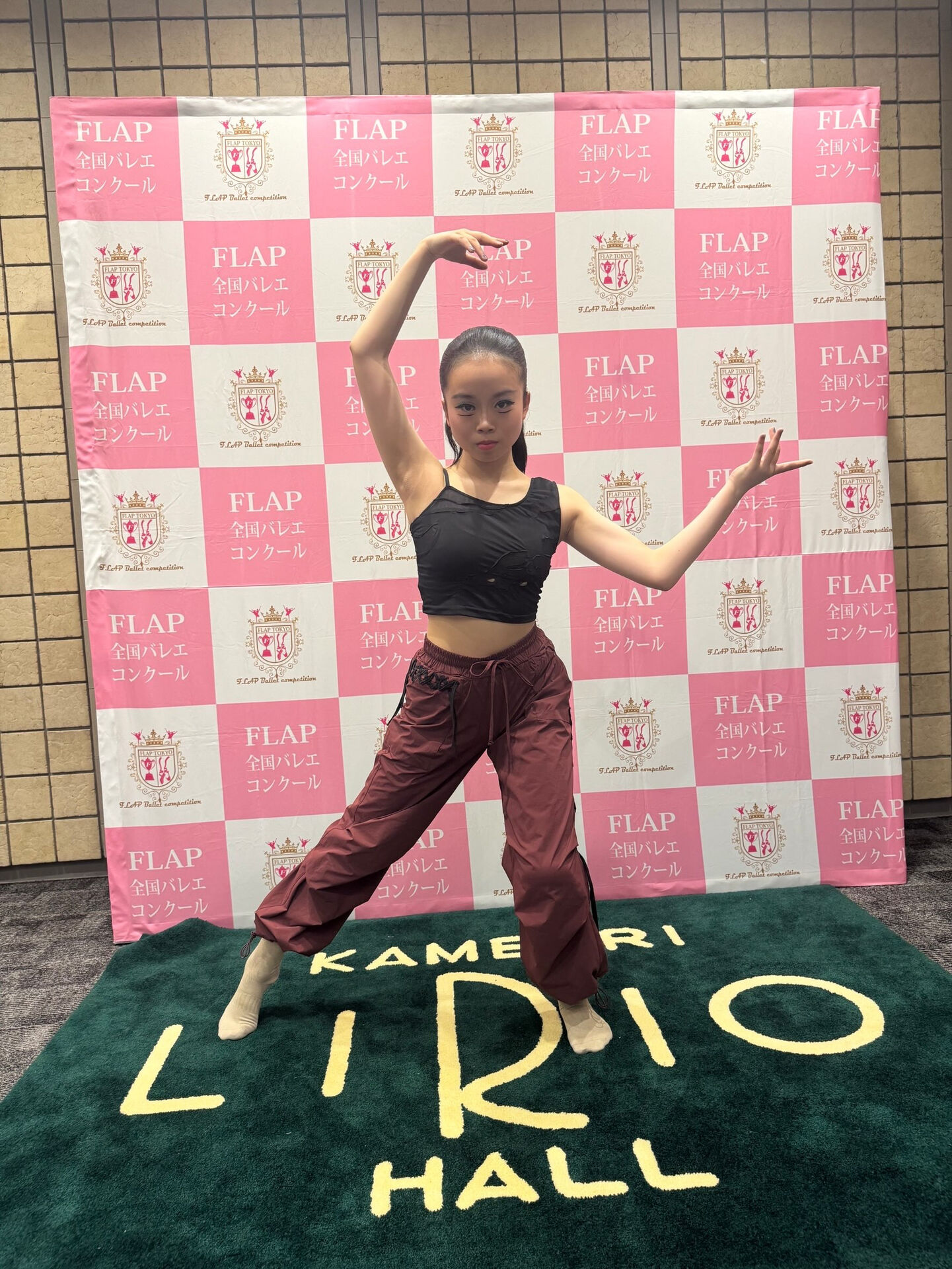 9/20にFLAPバレエコンペティションにさやが出場してきま
